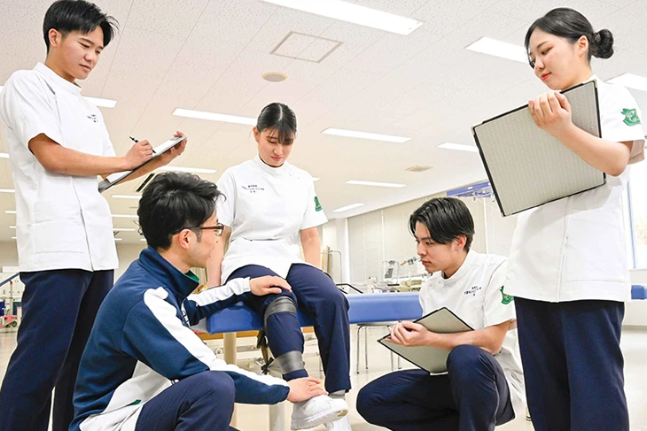 理学療法士の実習　運動療法